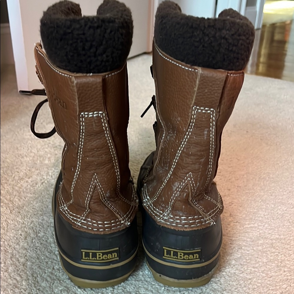 L.L. Bean Brown and Black Winter Boots